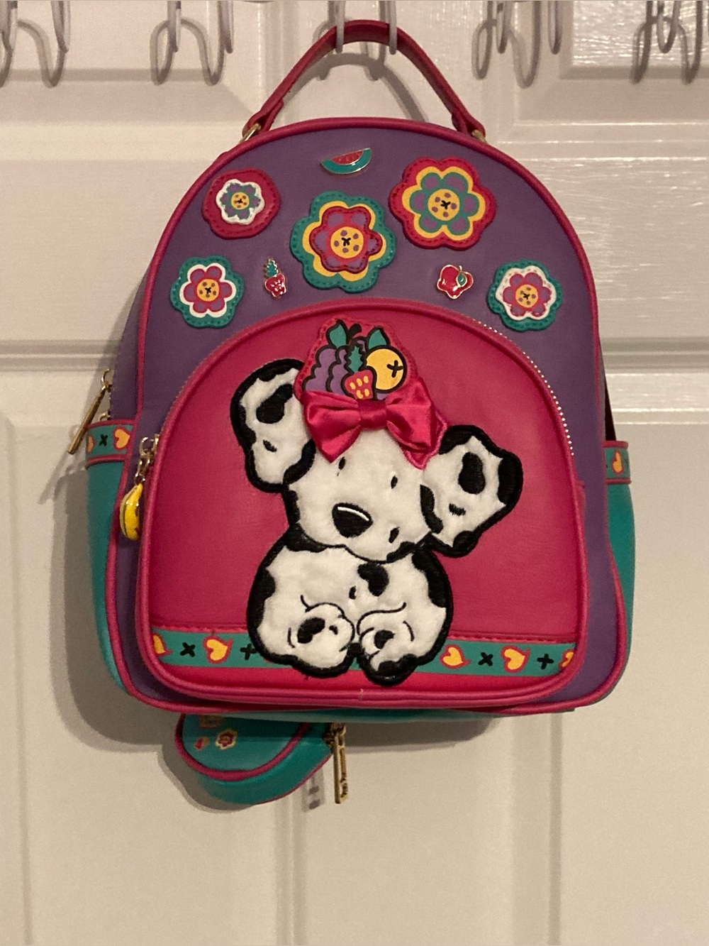 Spottie Dottie Floral Colorblock Mini Backpack